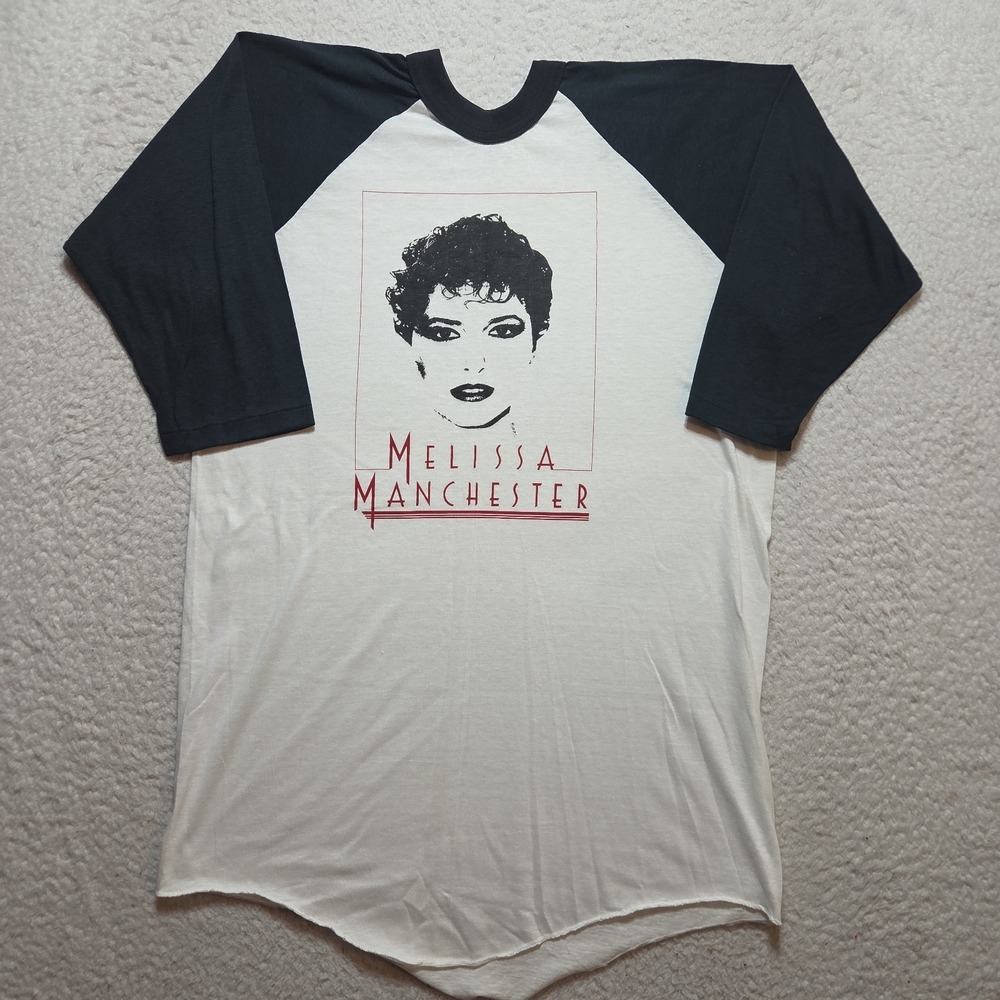 VTG 80s Melissa Manchester T Shirt Hey Ricky Size XL Made In USA‎